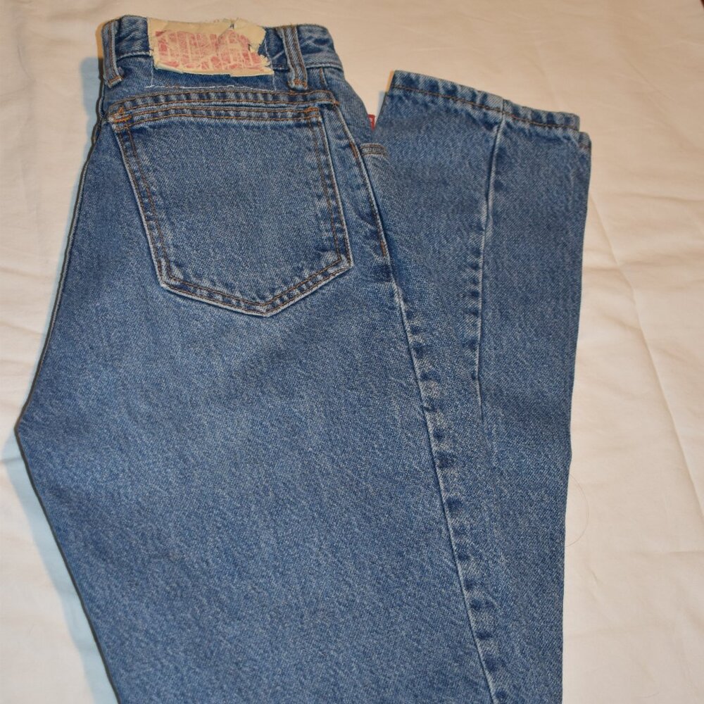 Bongo by Gene Montesano Junior Jeans Size 7 Made in USA 100% Cotton Vintage